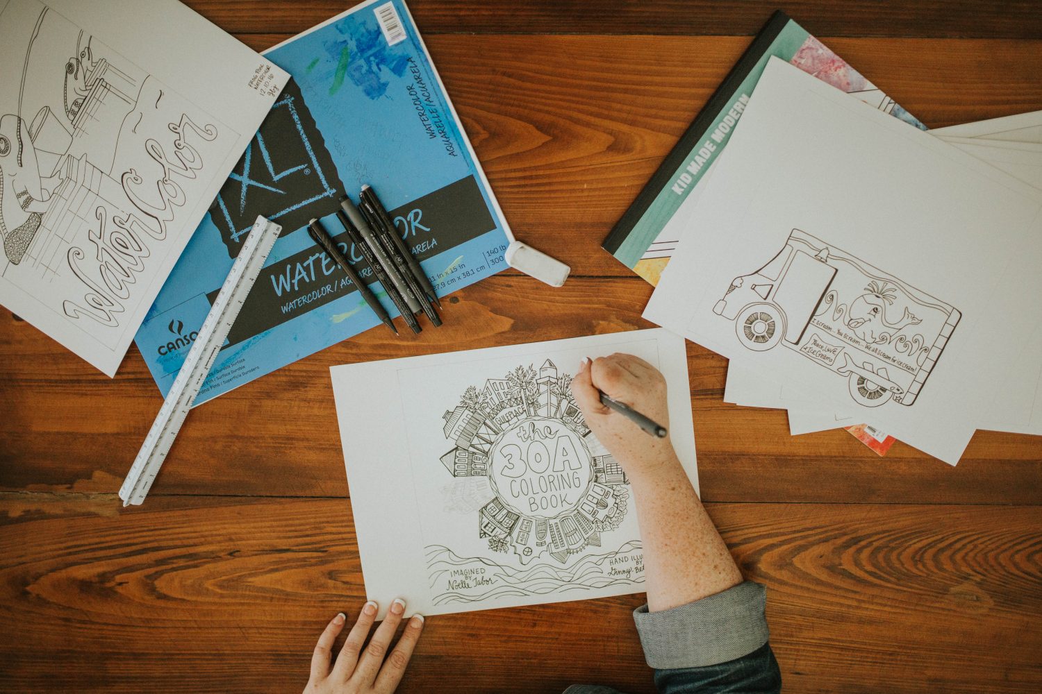 Sketching 30A Coloring Book